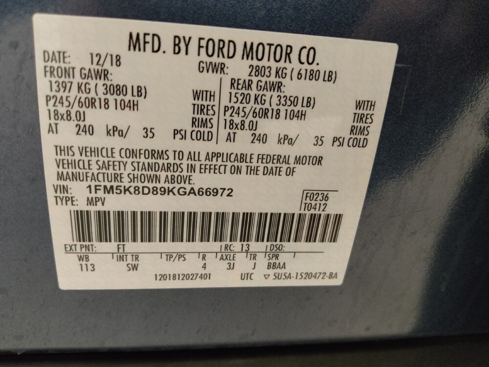 2019 Ford Explorer in Taylor, MI 48180 - 18147277 33