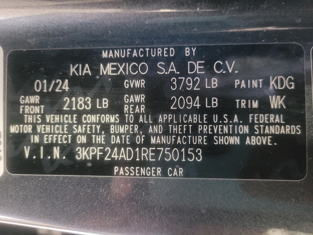 2024 Kia Forte in Ocala, FL 34471 - 18147287 33
