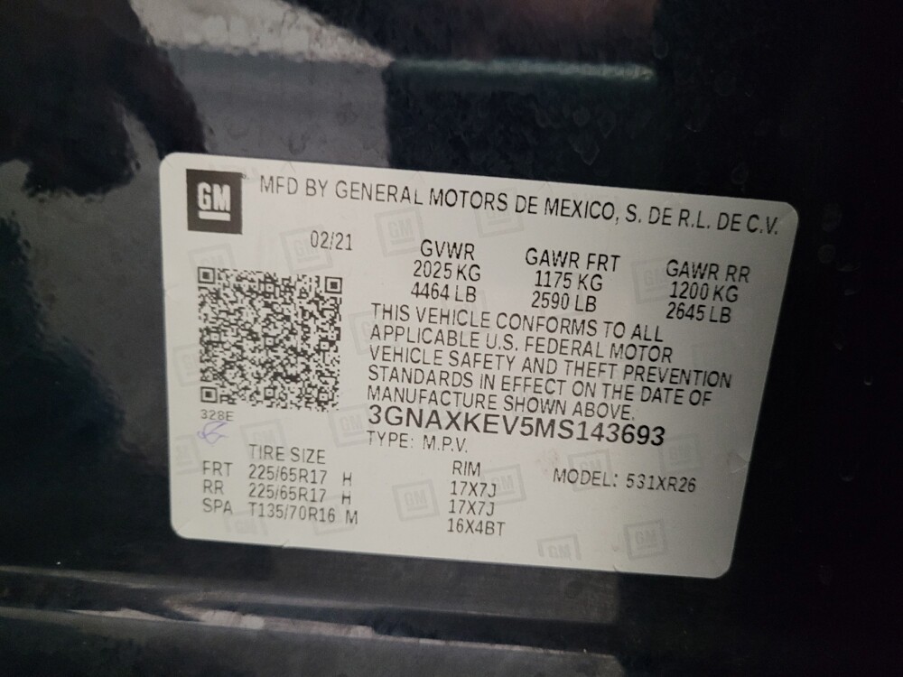2021 Chevrolet Equinox in Downey, CA 90241 - 18147323 33
