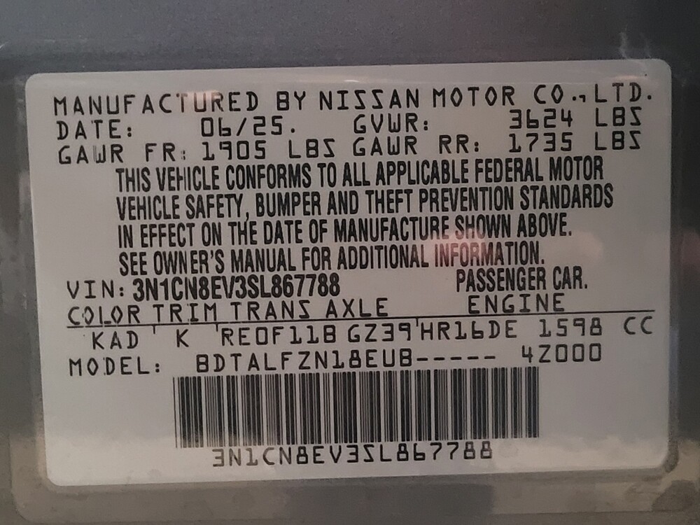 2025 Nissan Versa in Kissimmee, FL 34744 - 18147368 33