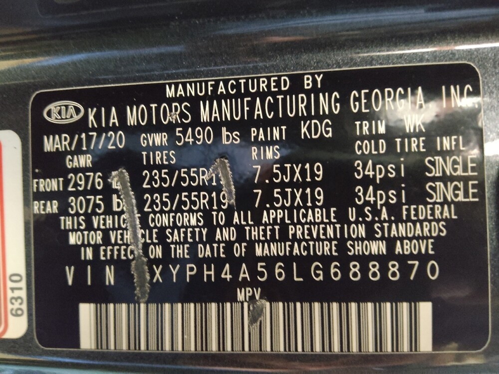 2020 Kia Sorento in Union City, GA 30291 - 18147480 33