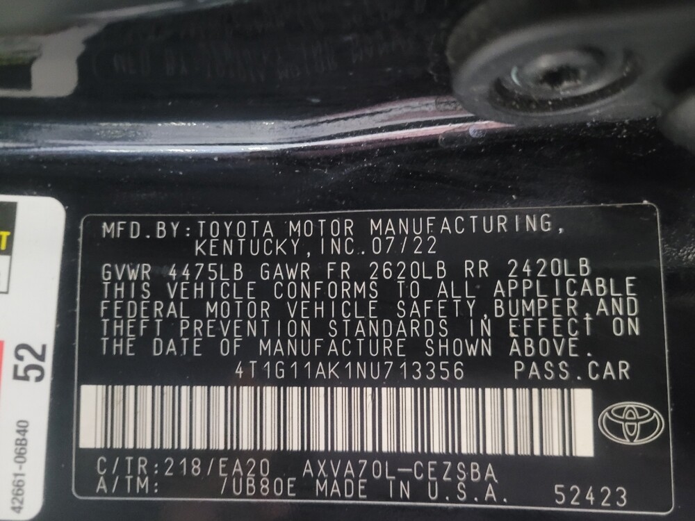 2022 Toyota Camry in Stone Mountain, GA 30083 - 18147486 33