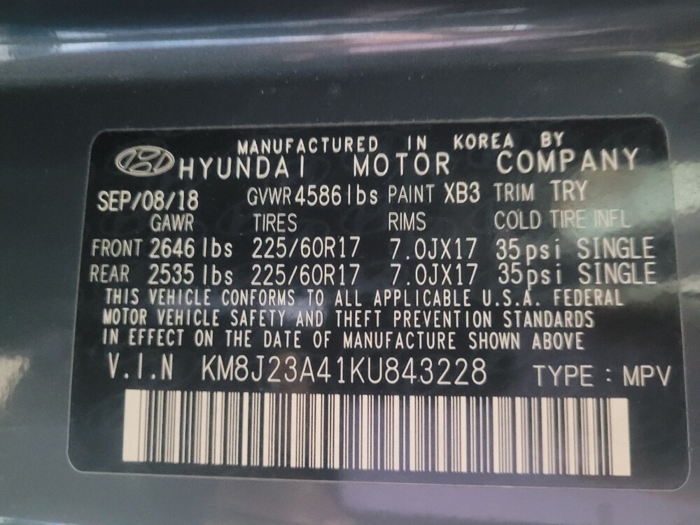 2019 Hyundai Tucson in Stone Mountain, GA 30083 - 18147487 33