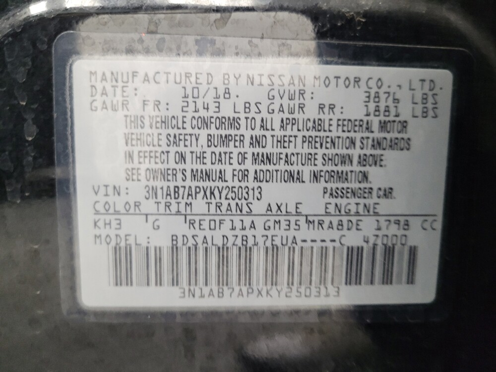 2019 Nissan Sentra in Las Vegas, NV 89104 - 18147488 33