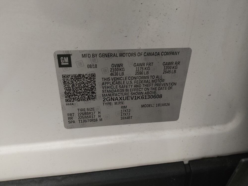2019 Chevrolet Equinox in Ft Wayne, IN 46805 - 18147528 33