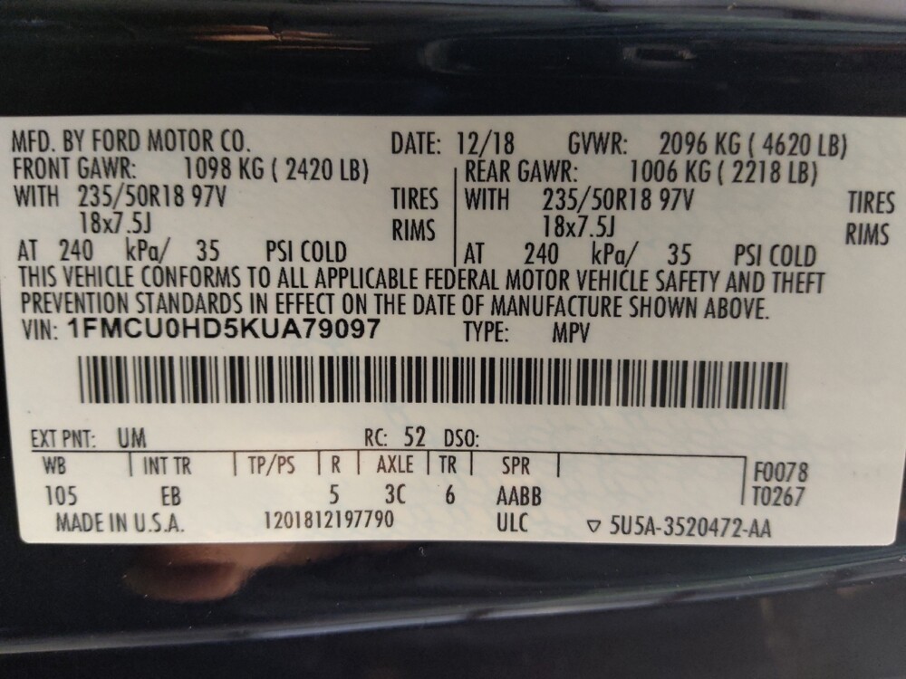 2019 Ford Escape in Round Rock, TX 78664 - 18147595 33
