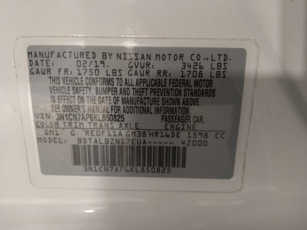 2019 Nissan Versa in Marietta, GA 30062 - 18147844 33