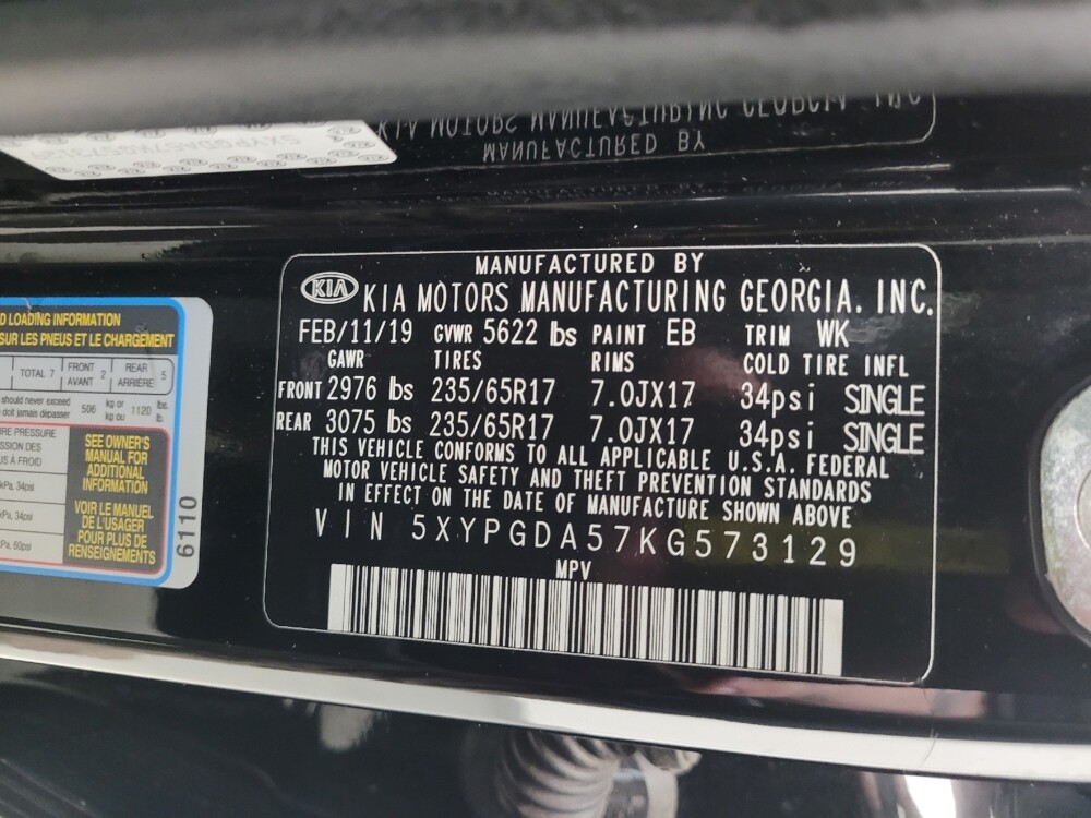 2019 Kia Sorento in Taylor, MI 48180 - 18147862 33