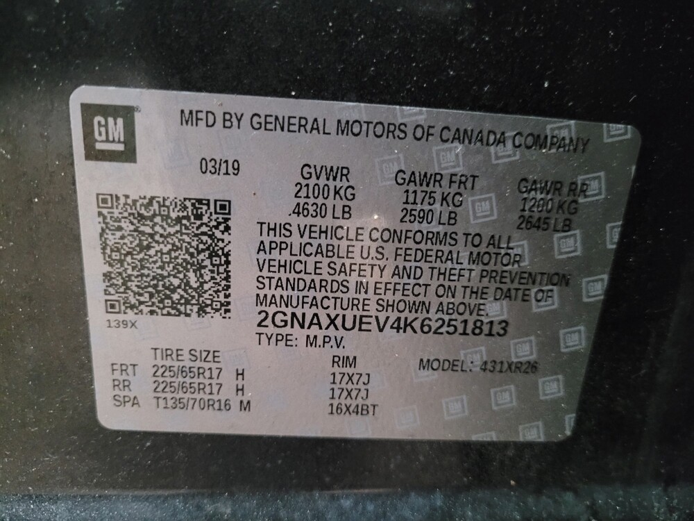 2019 Chevrolet Equinox in Williamstown, NJ 8094 - 18147873 33