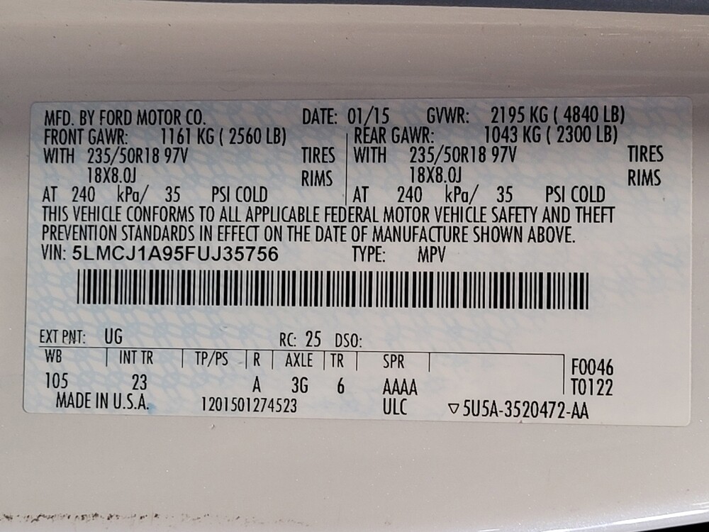 2015 Lincoln MKC in Charleston, SC 29414 - 18147921 33