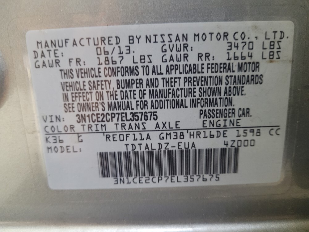 2014 Nissan Versa Note in Gastonia, NC 28056 - 1902945 67