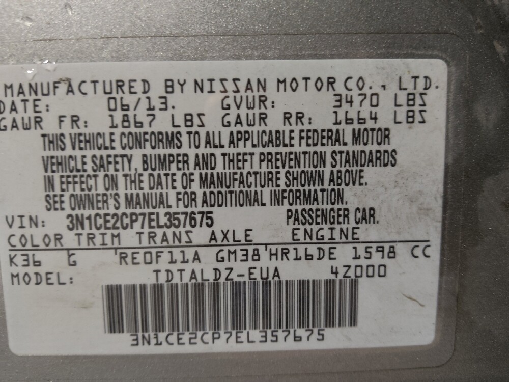 2014 Nissan Versa Note in Gastonia, NC 28056 - 1902945 33