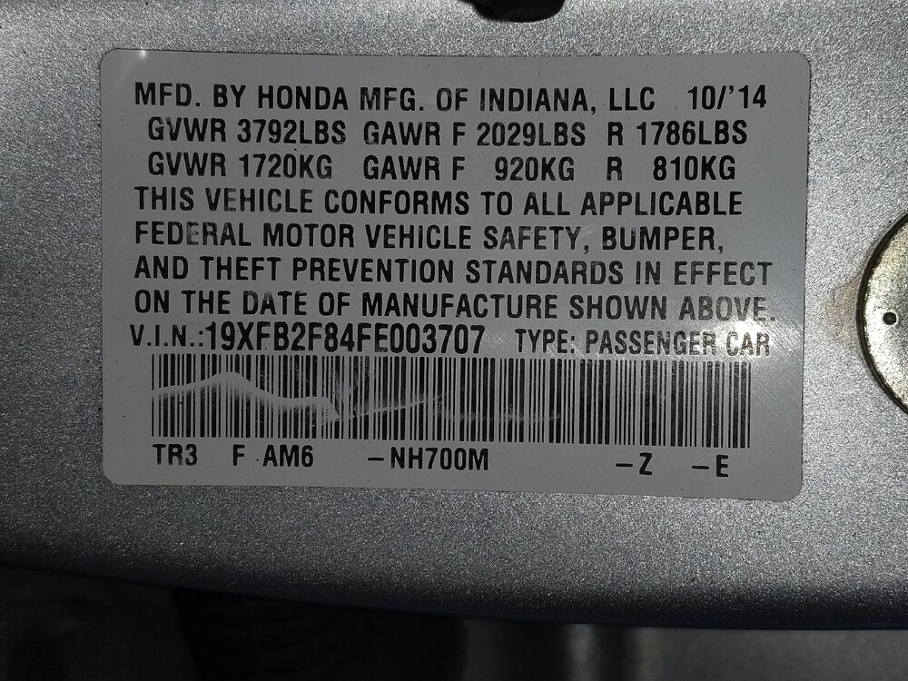 2015 Honda Civic in Savannah, GA 31419 - 1945480 33