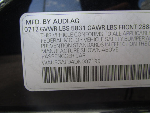 2013 Audi A8 in Tampa, FL 33604-6914 - 2017919 33