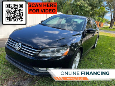 2013 Volkswagen Passat in Hollywood, FL 33023-1906