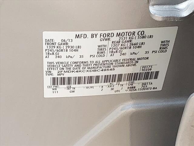 2013 Ford Edge in Troy, IL 62294-1376 - 2196541 46