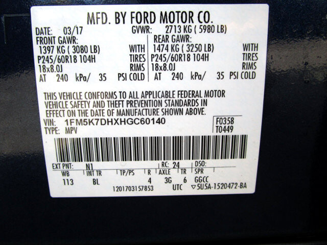 2017 Ford Explorer in Tampa, FL 33604-6914 - 2223078 64