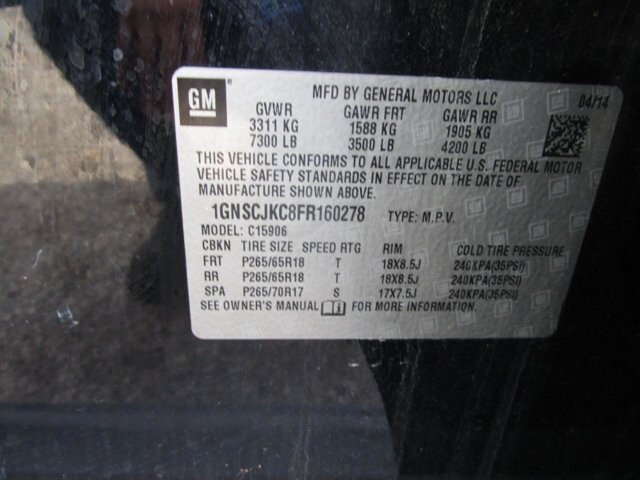 2015 Chevrolet Suburban in Tampa, FL 33604-6914 - 2231431 34