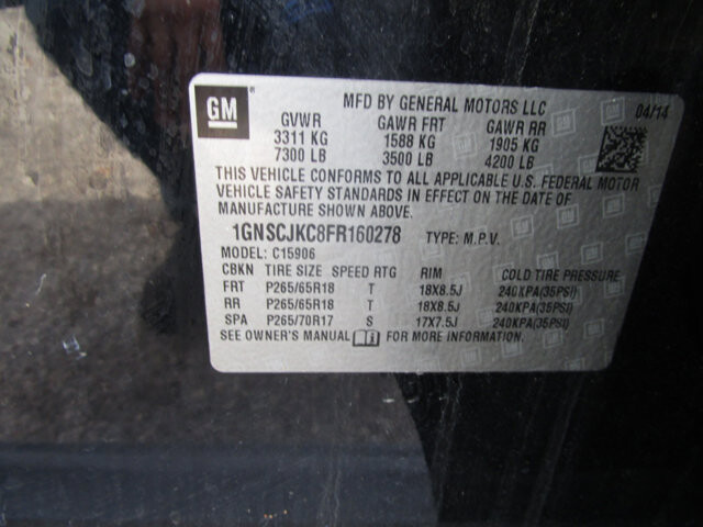 2015 Chevrolet Suburban in Tampa, FL 33604-6914 - 2231431 68