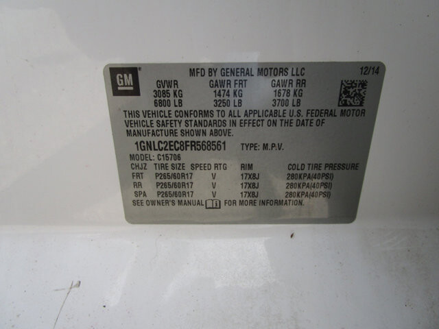 2015 Chevrolet Tahoe in Tampa, FL 33604-6914 - 2308935 62