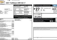 2021 Chevrolet TrailBlazer in Colorado Springs, CO 80918 - 2324229 3