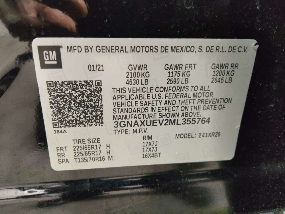 2021 Chevrolet Equinox in Union City, GA 30291 - 2336772 33