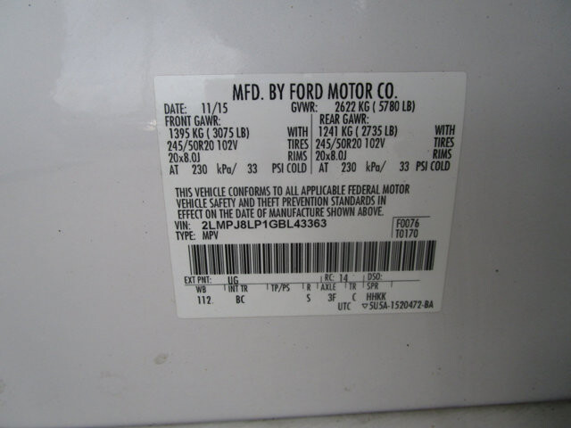 2016 Lincoln MKX in Tampa, FL 33604-6914 - 2378650 33