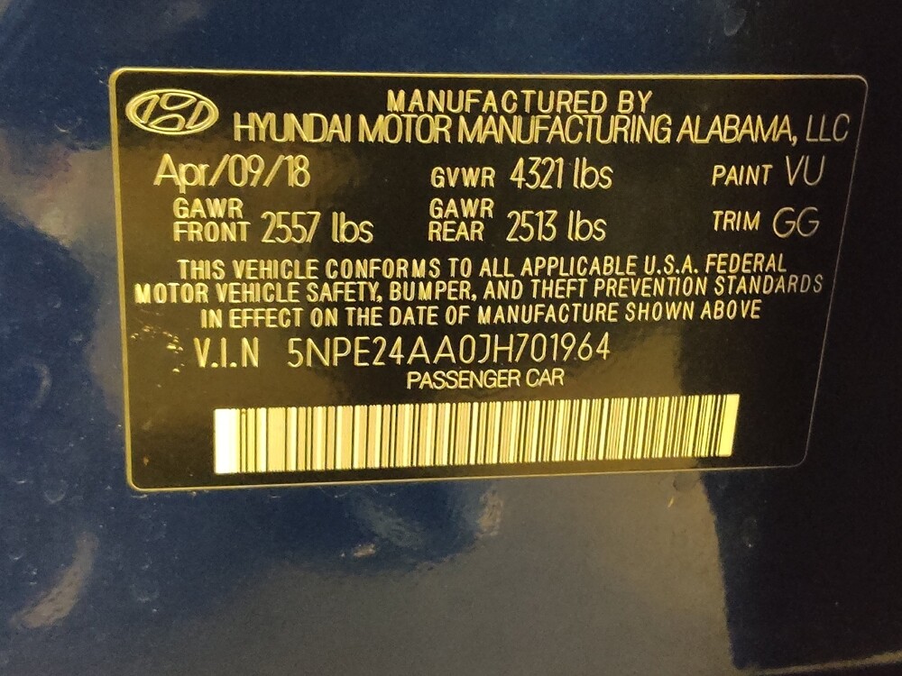 2018 Hyundai Sonata in Wilmington, NC 28405 - 2404461 33