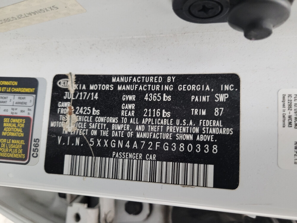 2015 Kia Optima in Taylor, MI 48180 - 2408253 33