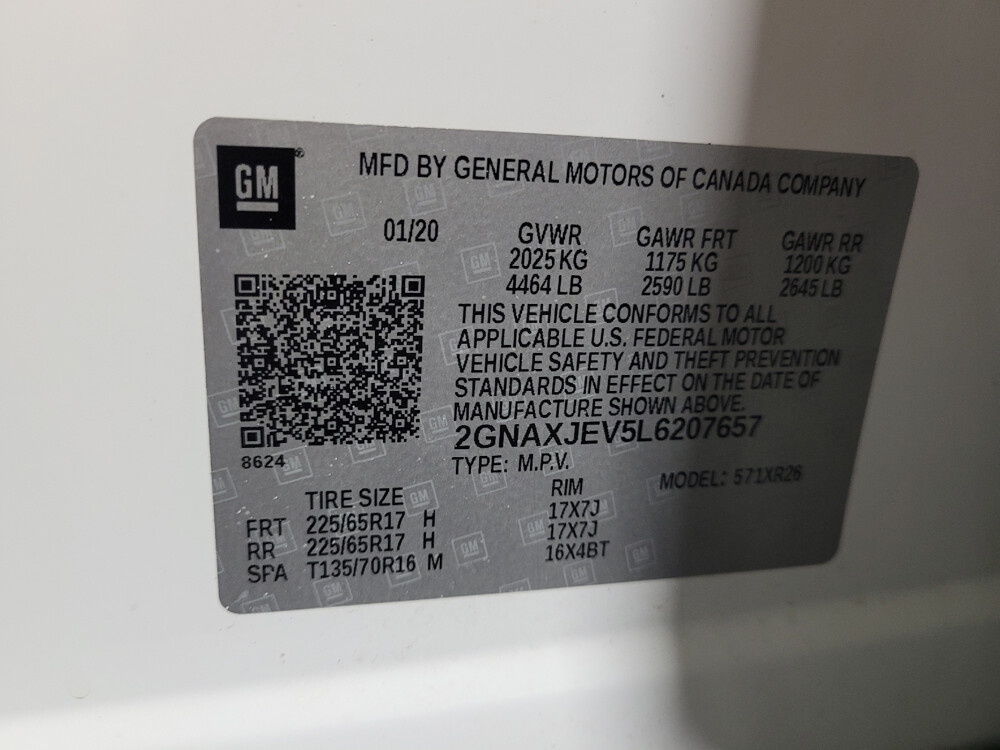 2020 Chevrolet Equinox in Antioch, TN 37013 - 2420036 59