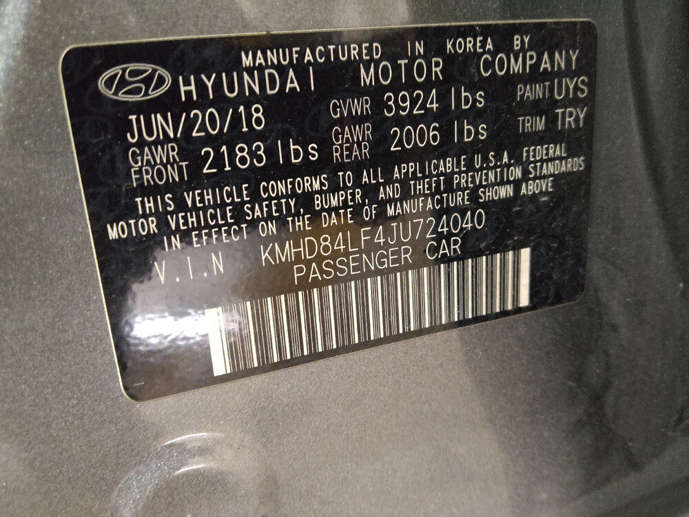 2018 Hyundai Elantra in Knoxville, TN 37923 - 2425819 34