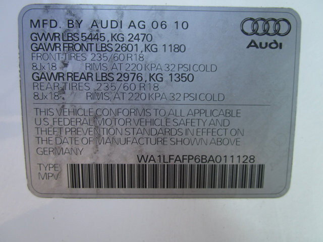 2011 Audi Q5 in Tampa, FL 33604-6914 - 2438822 62