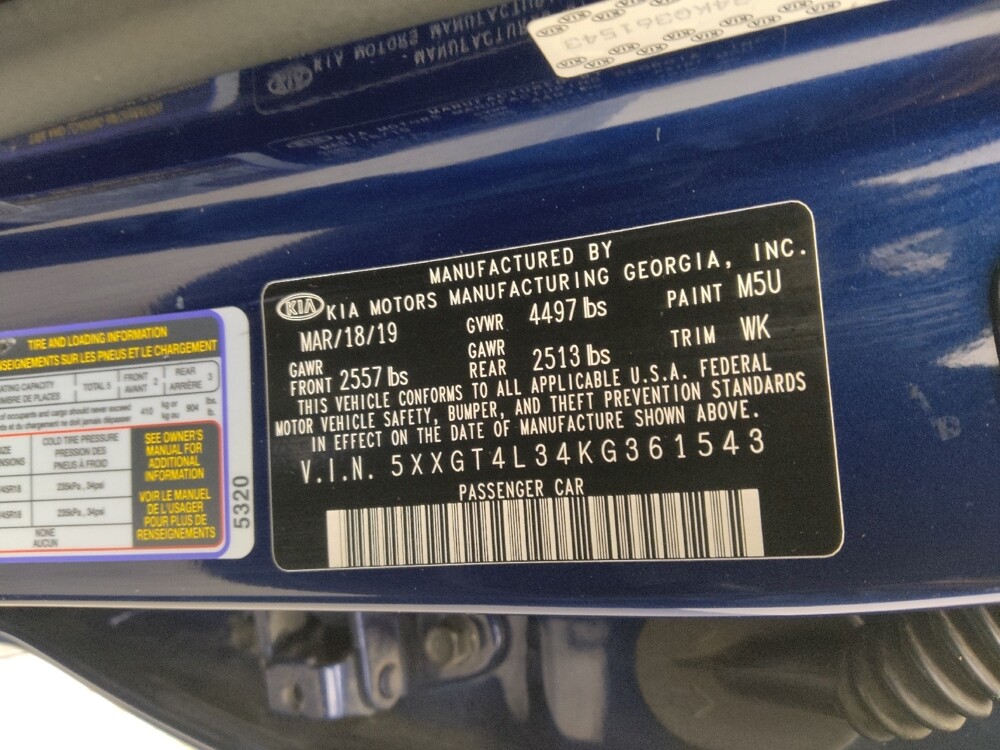 2019 Kia Optima in St. Louis, MO 63136 - 2440503 33