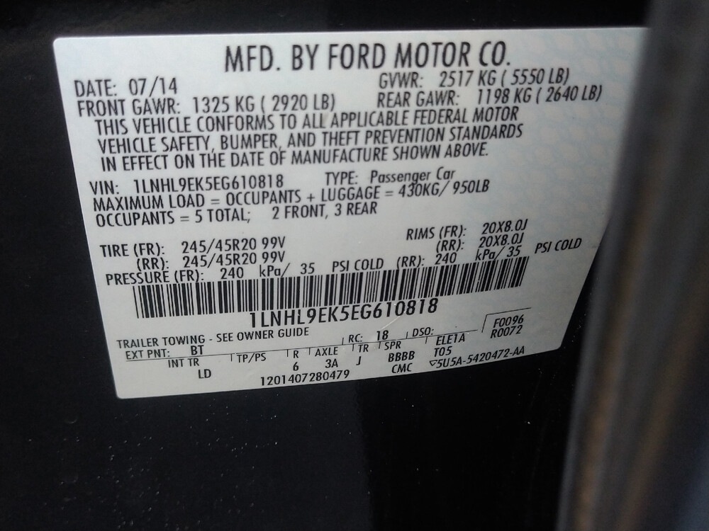 2014 Lincoln MKS in Temple Hills, MD 20746 - 2447331 33