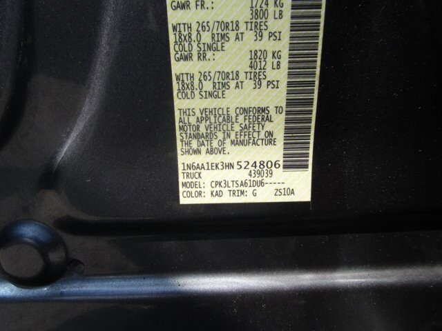 2017 Nissan Titan in Tampa, FL 33604-6914 - 2451388 27