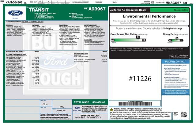 2021 Ford Transit 350 in Blauvelt, NY 10913 - 2452632 64