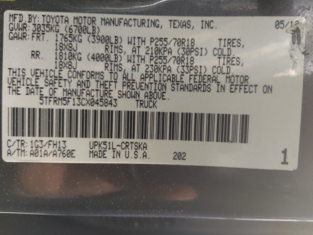 2012 Toyota Tundra in Corpus Christi, TX 78412 - 2453260 33