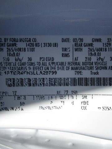 2020 Ford Ranger in Tampa, FL 33604-6914 - 2454215 30