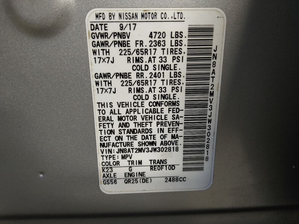 2018 Nissan Rogue in Salem, VA 24153 - 2457304 33