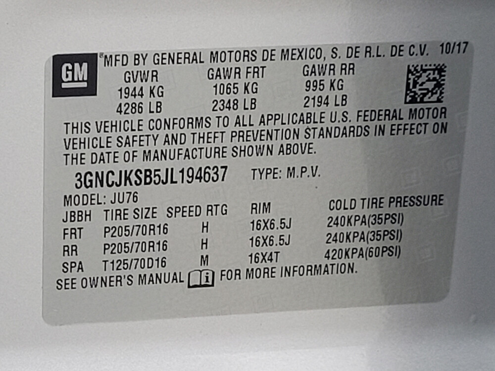 2018 Chevrolet Trax in Memphis, TN 38115 - 2457939 33