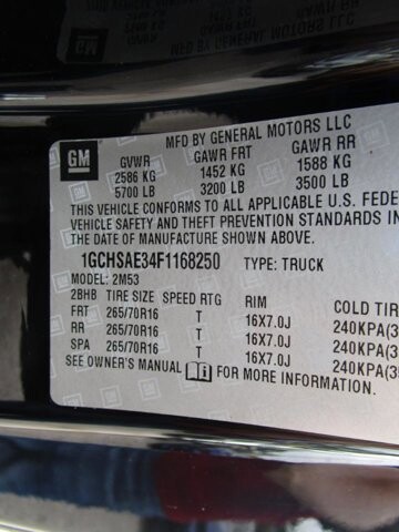 2015 Chevrolet Colorado in Tampa, FL 33604-6914 - 2458473 31