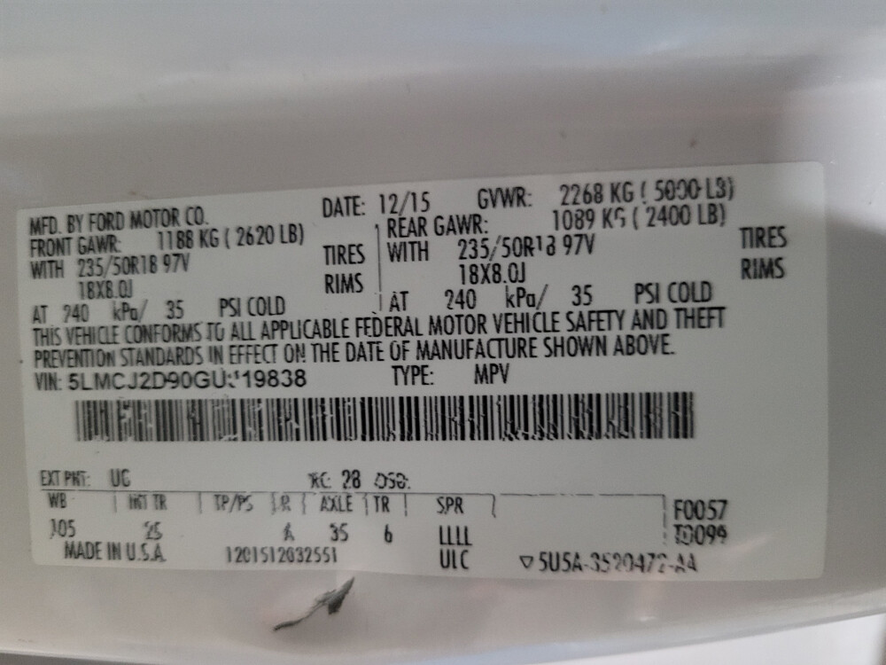 2016 Lincoln MKC in Chesapeake, VA 23320 - 2458681 33