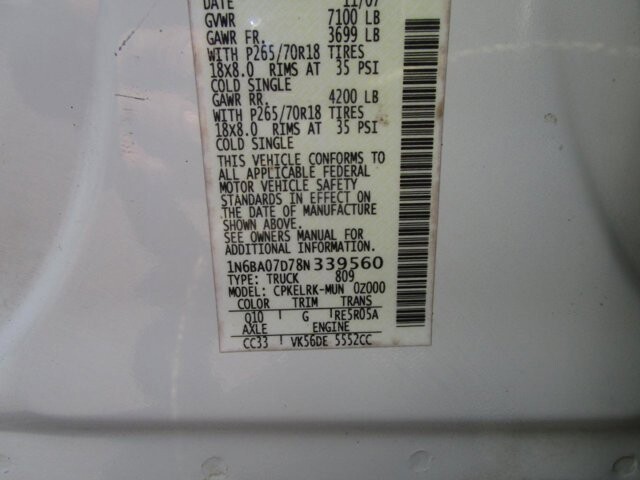 2008 Nissan Titan in Tampa, FL 33604-6914 - 2460260 27