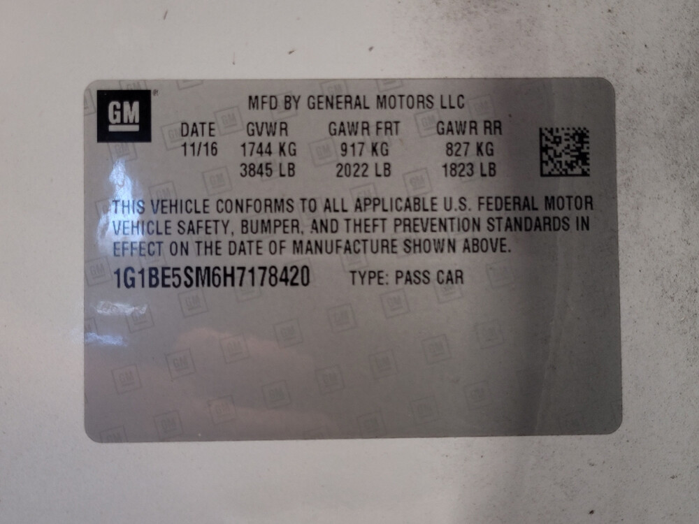 2017 Chevrolet Cruze in Pensacola, FL 32505 - 2463467 33