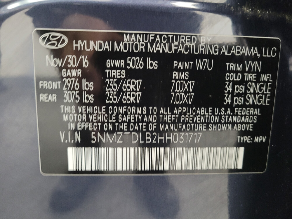 2017 Hyundai Santa Fe in Memphis, TN 38128 - 2465445 33