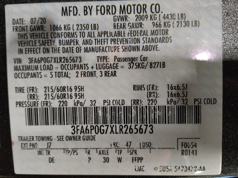 2020 Ford Fusion in Gainesville, FL 32609 - 2469375 33