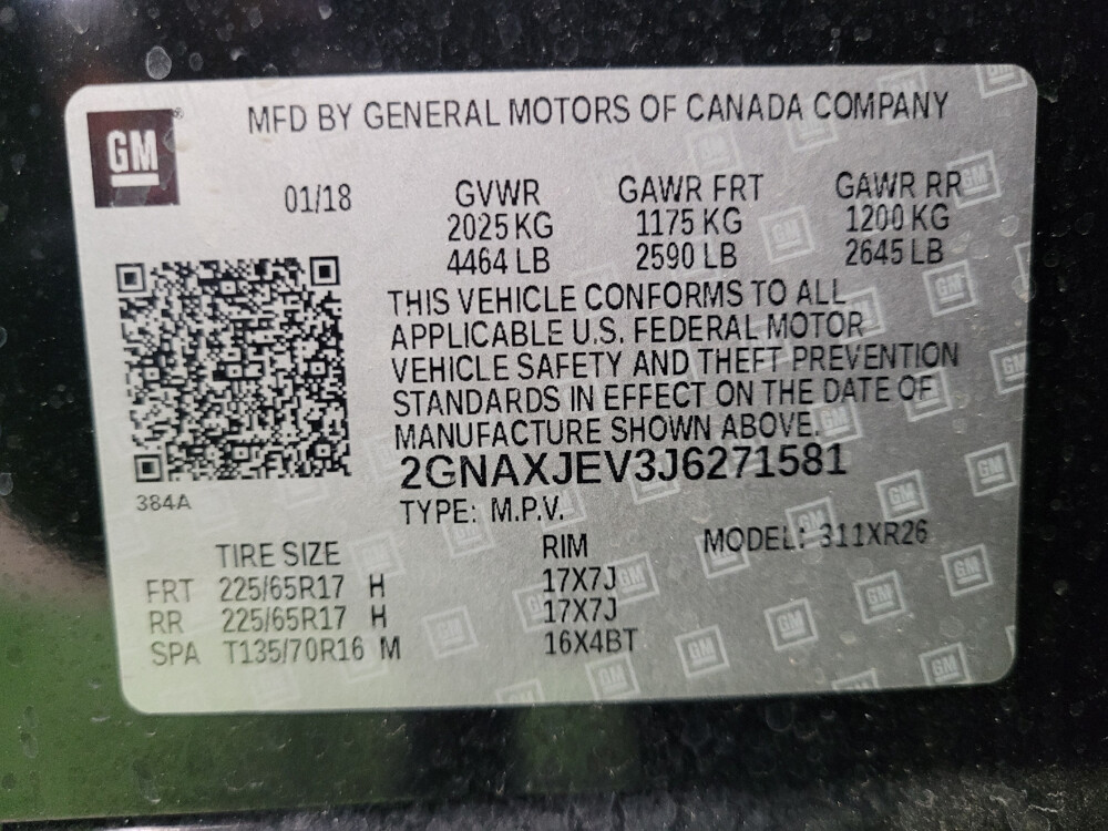 2018 Chevrolet Equinox in Tampa, FL 33612 - 2469864 33